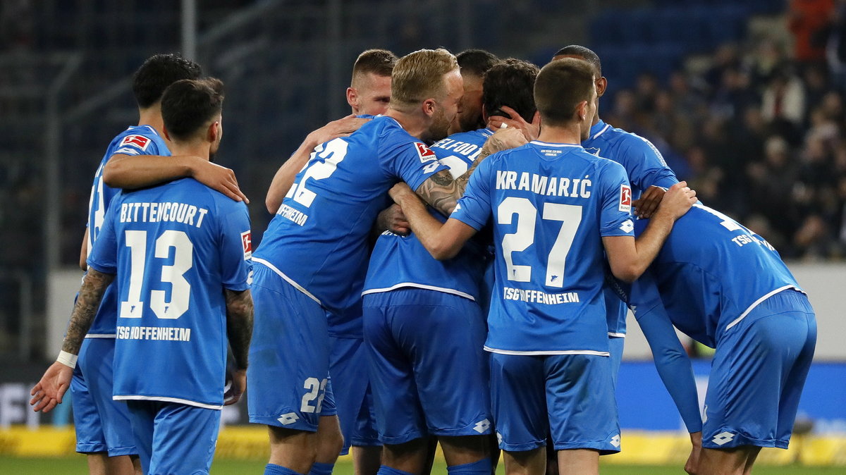 Radość piłkarzy TSG 1899 Hoffenheim