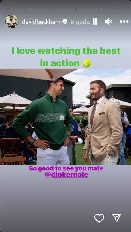 David Beckham i Novak Djoković