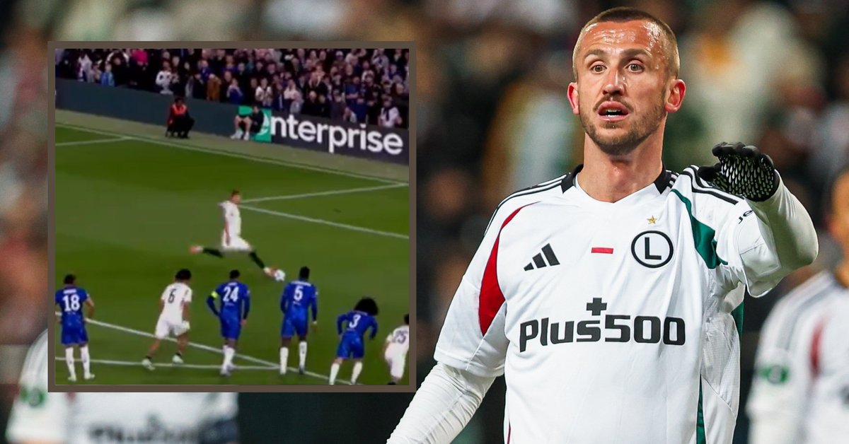 Tak Legia wyszła na prowadzenie z Chelsea! I ta szalona radość. Sami zobaczcie