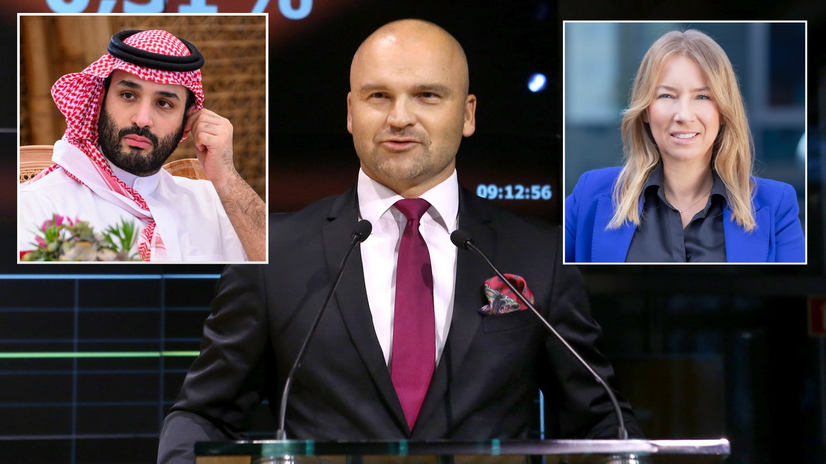 Rafał Brzoska, Mohammed bin Salman i Izabela Karolczyk-Szafrańska