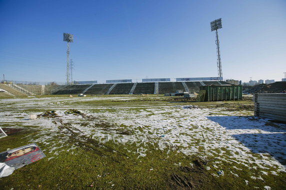 Rozbiórka stadionu Widzewa Łódź