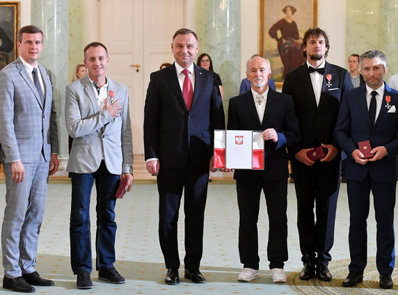 Adam Bielecki, Denis Urubko, Piotr Tomala, Jarosław Botor - Krzyż Kawalerski Orderu Odrodzenia Polski (2019)