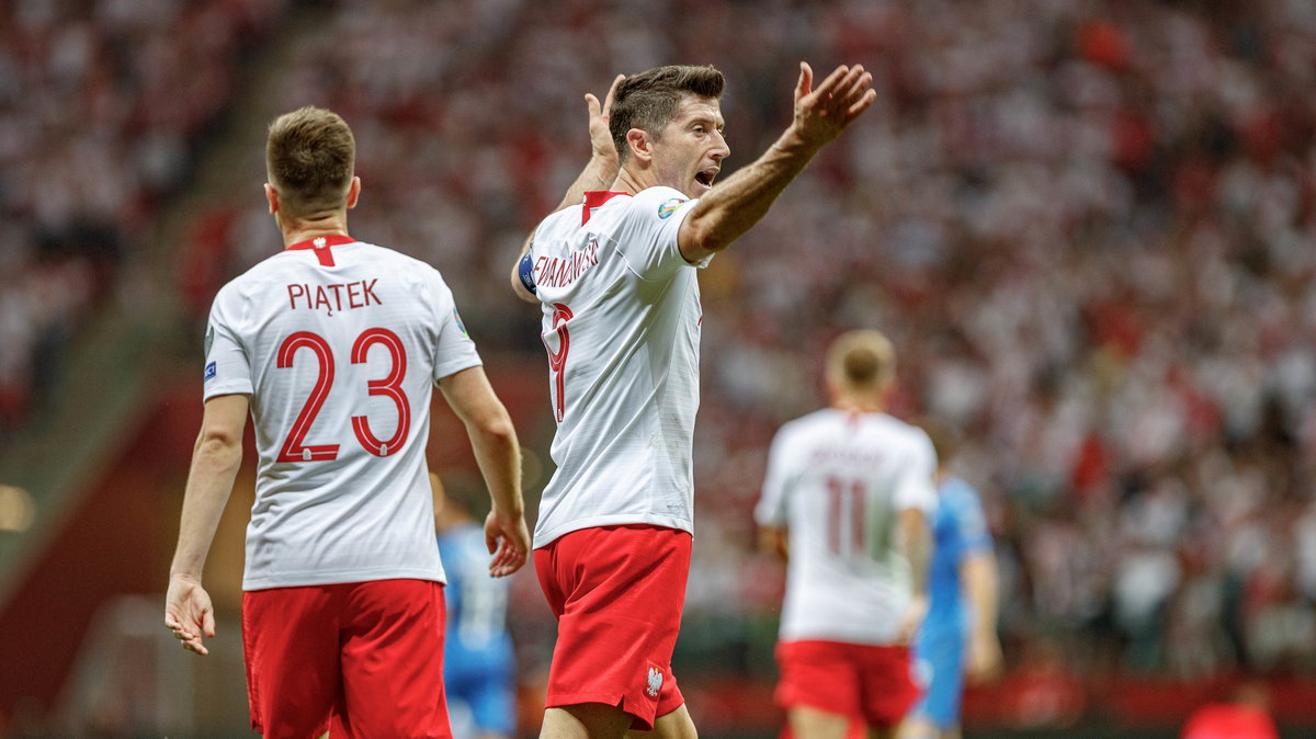 Robert Lewandowski i Krzysztof Piątek