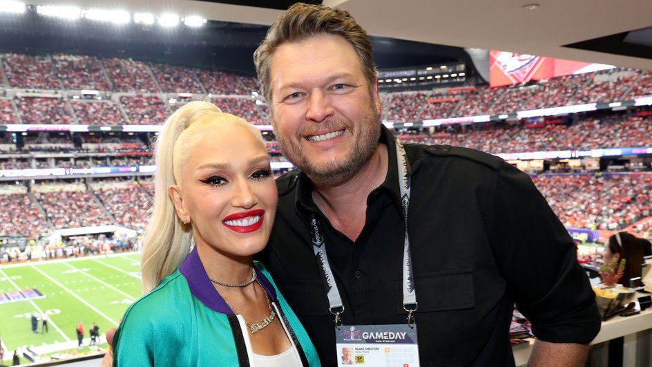 Gwen Stefani i Blake Shelton na Super Bowl