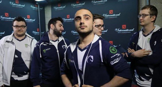 Team Liquid podczas TI7: MinD_ContRoL, GH, KuroKy, Miracle-, MATUMBAMAN