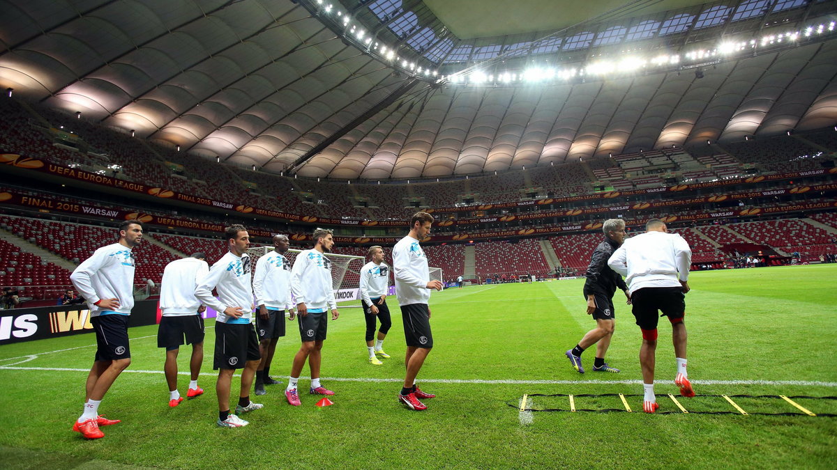 Piłkarze Sevilli trenują na Stadionie Narodowym