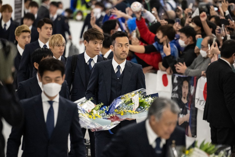 Reprezentanci Japonii wrócili do kraju. Na lotnisku witani byli przez tłum kibiców