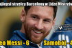 Mem po meczu FC Barcelona - AS Roma fot. Internet