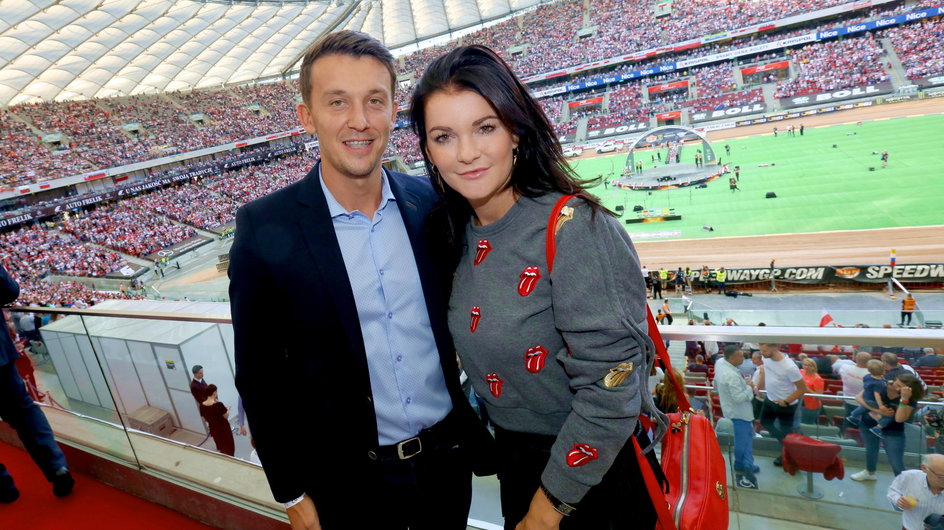 Agnieszka Radwańska i Dawid Celt w 2018 roku