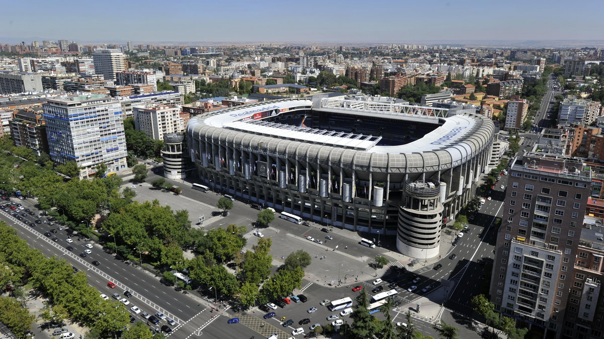 Estadio Santiago Bernabeu w Madrycie