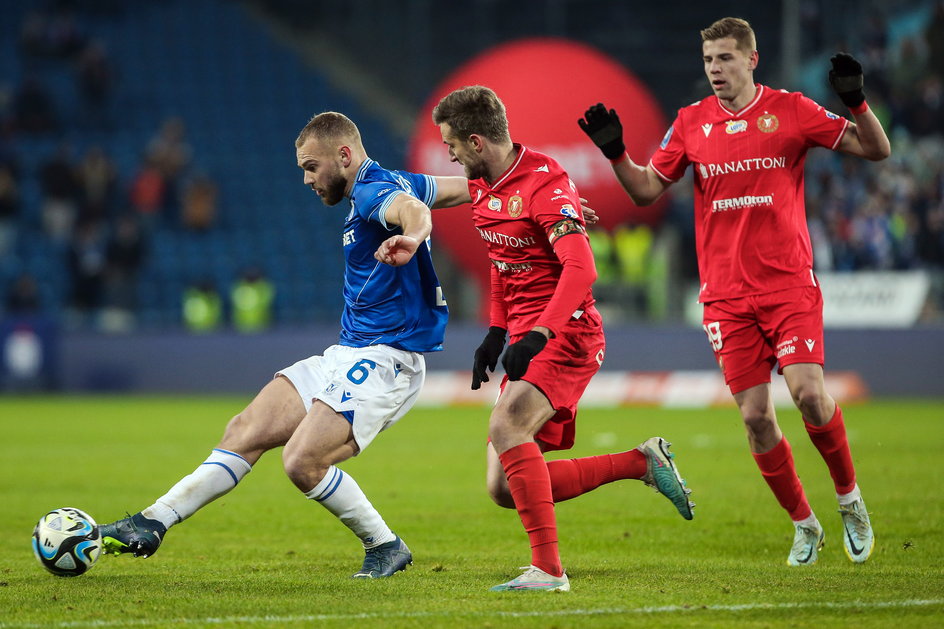 Przesileniem dla Lecha był mecz z Widzewem (1:3)