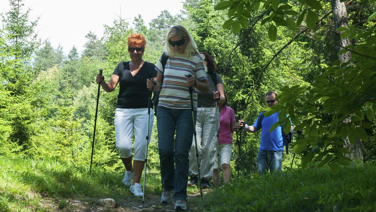 Nordic walking bieganie starszych