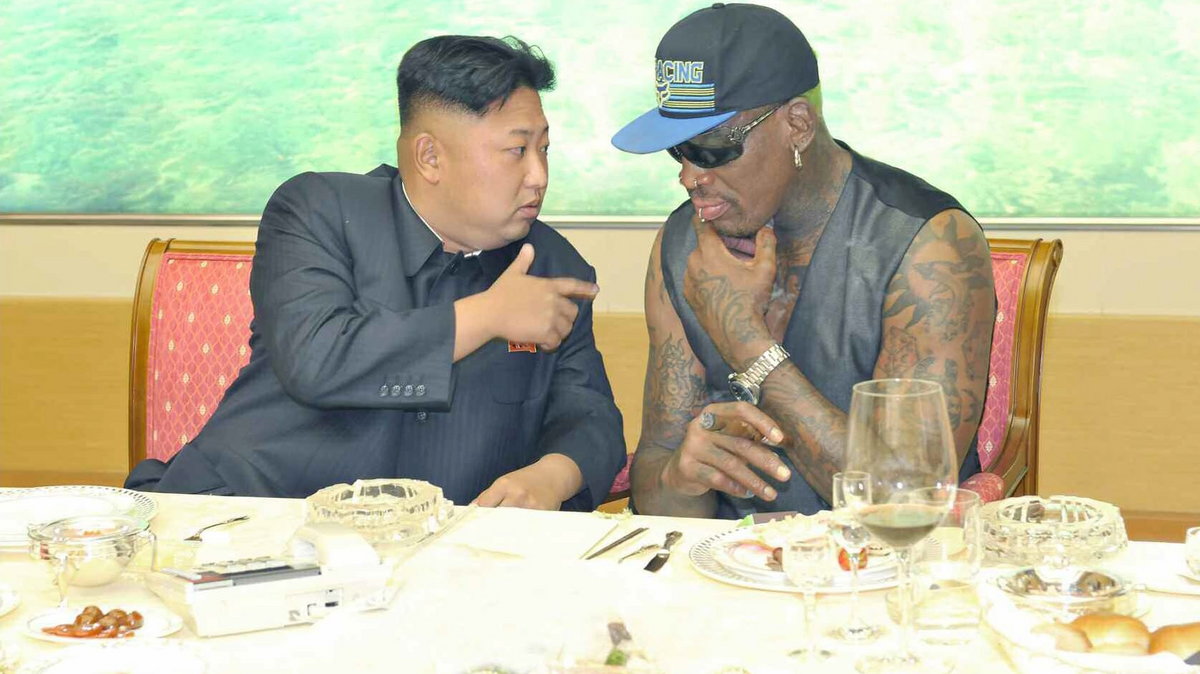 Kim Dzong Un i Dennis Rodman