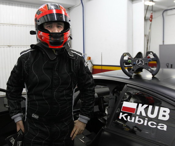 Robert Kubica testuje Mercedesa serii DTM