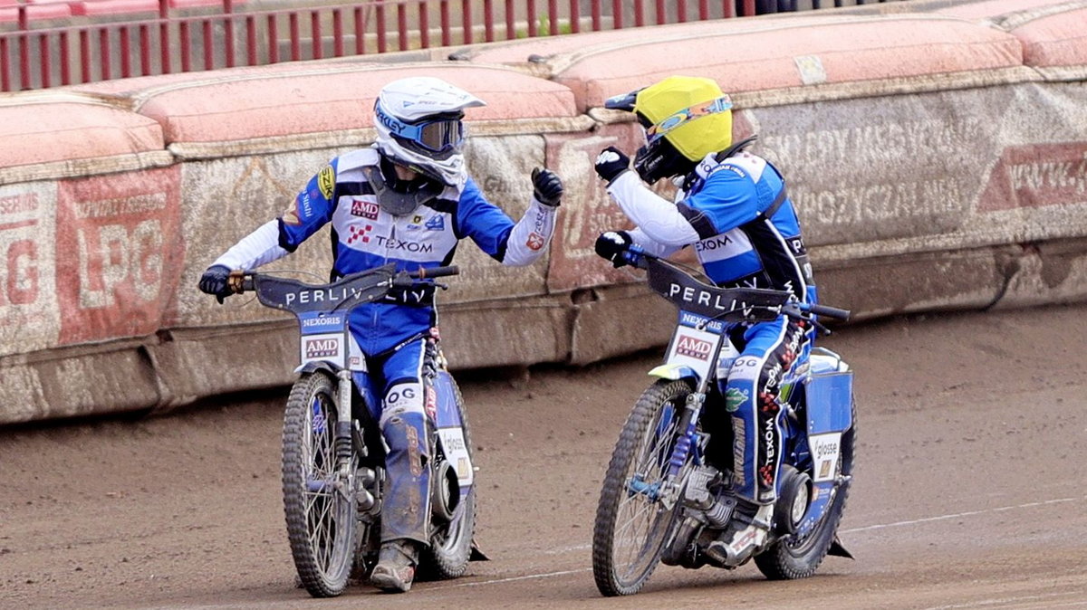 Z lewej Rafał Karczmarz - być może nowy lider Speedway Kraków