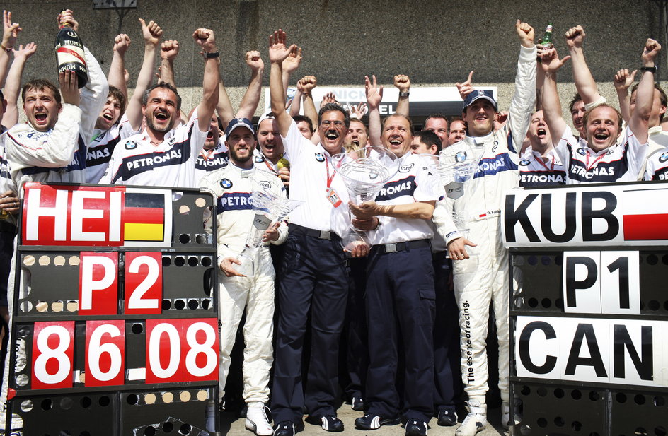 Podwójny sukces ekipy BMW Sauber w 2008 r. na torze w Montrealu