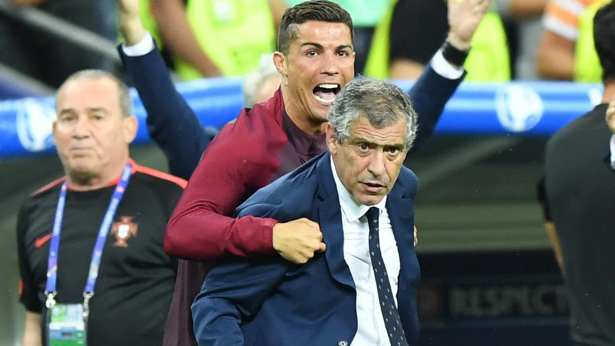 Fernando Santos i Cristiano Ronaldo