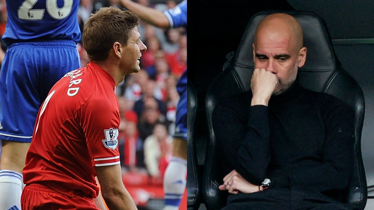 Steven Gerrard i Pep Guardiola