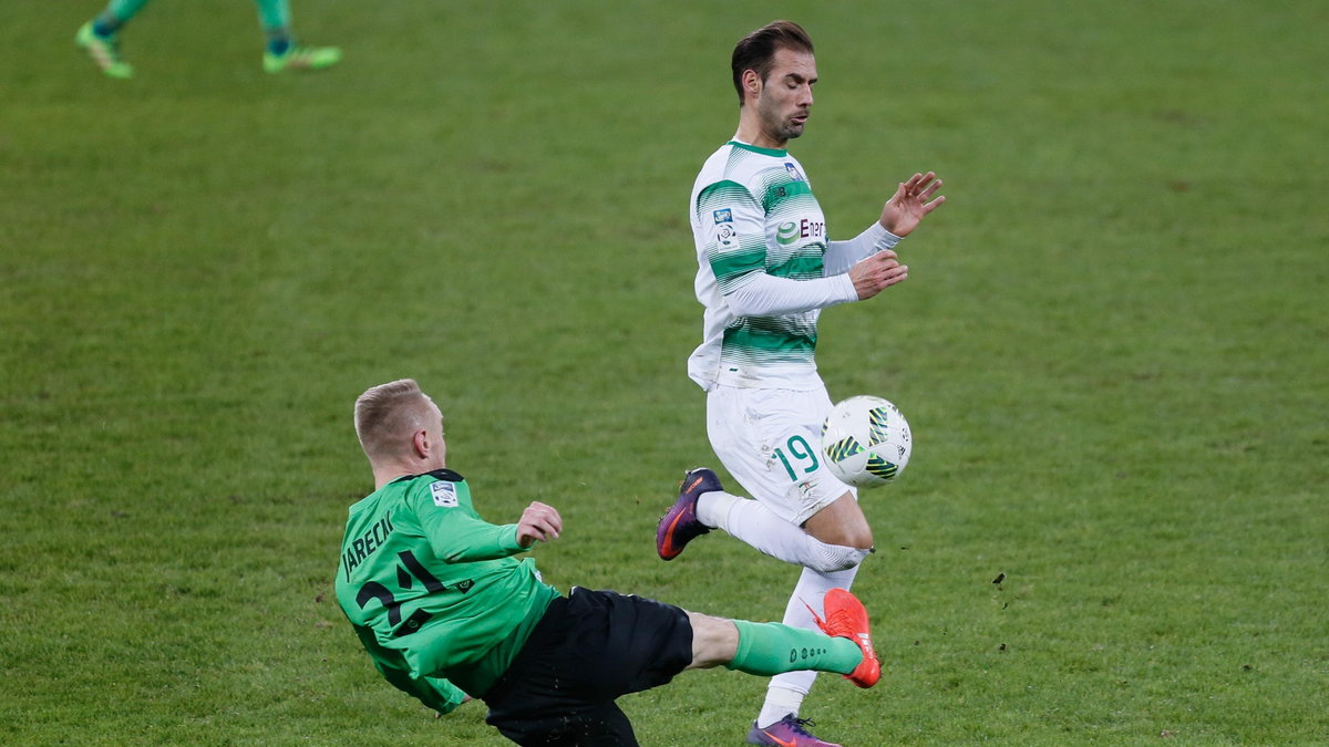 Pilka nozna. Ekstraklasa. Lechia Gdansk - Gornik Leczna. 28.11.2016