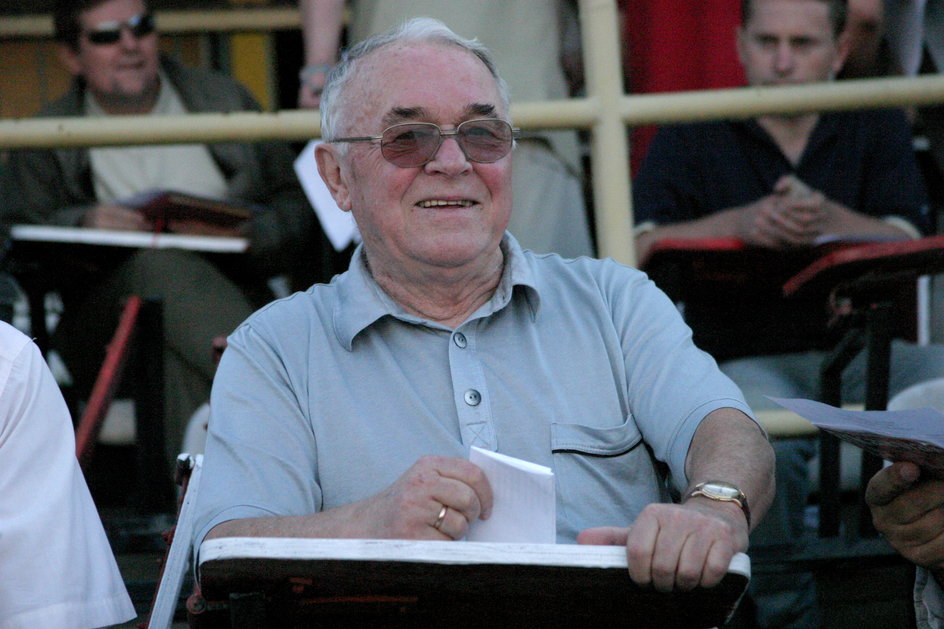 Leszek Jezierski podczas meczu ŁKS w 2004 roku