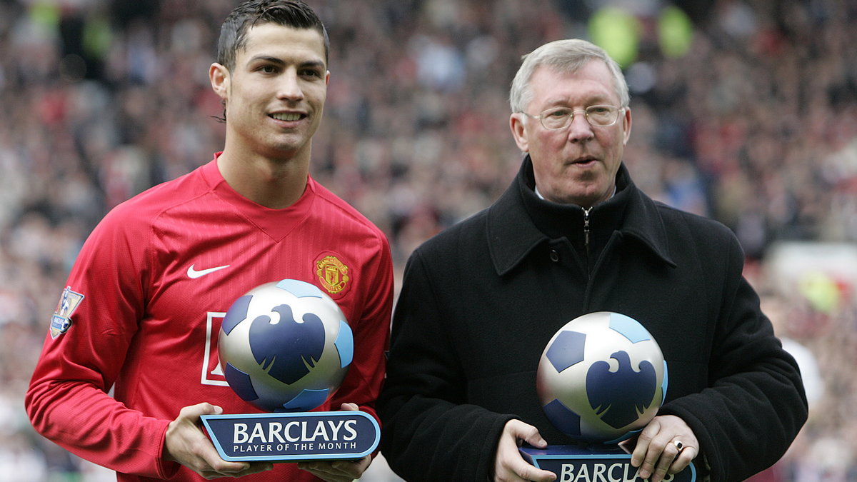 Cristiano Ronaldo i Alex Ferguson