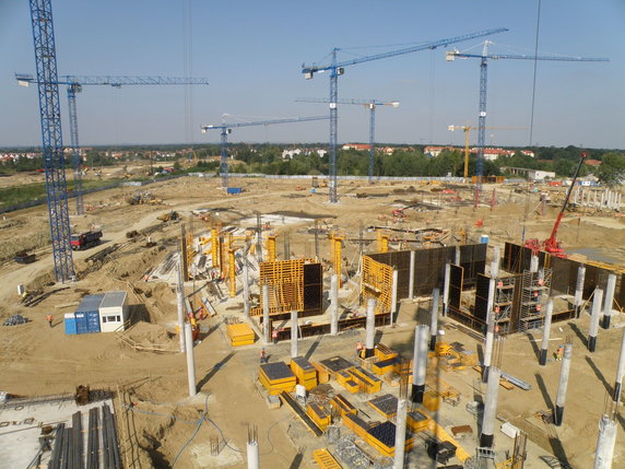 Euro 2012 Budowa Stadionu Miejskiego we Wrocławiu