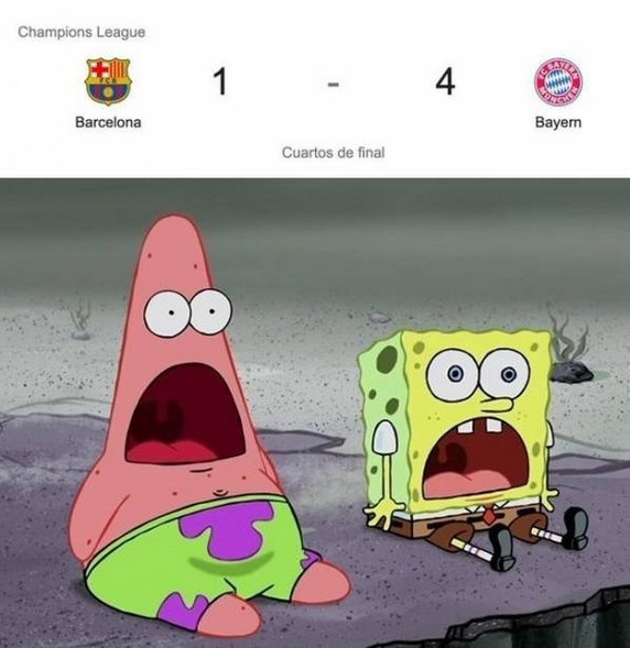 Memy po meczu FC Barcelona - Bayern Monachium