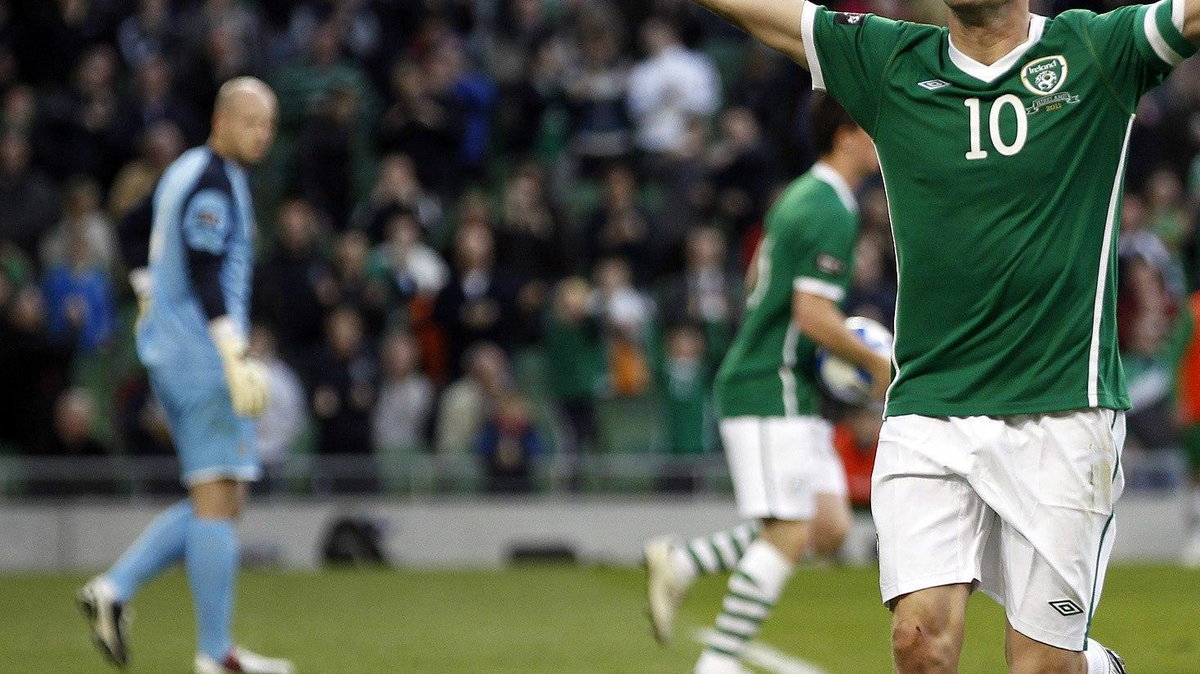 Irlandia - Irlandia Płn.: Robbie Keane (C)