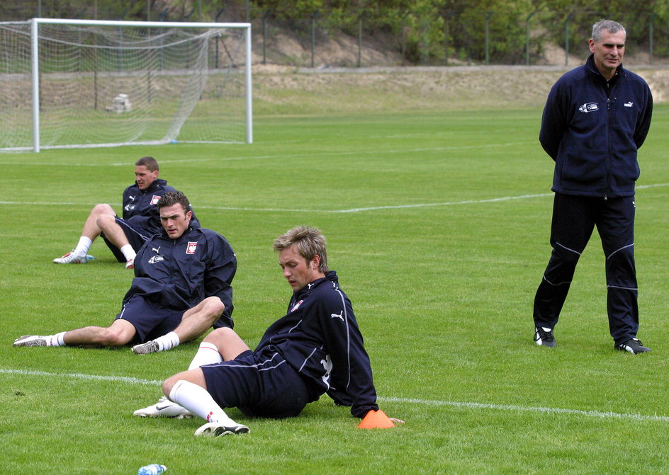 Damian Gorawski, Paweł Janas i  Marcin Żewłakow