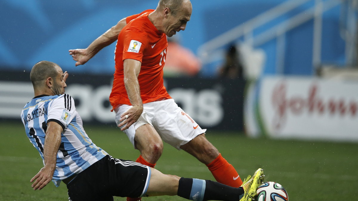 Javier Mascherano i Arjen Robben