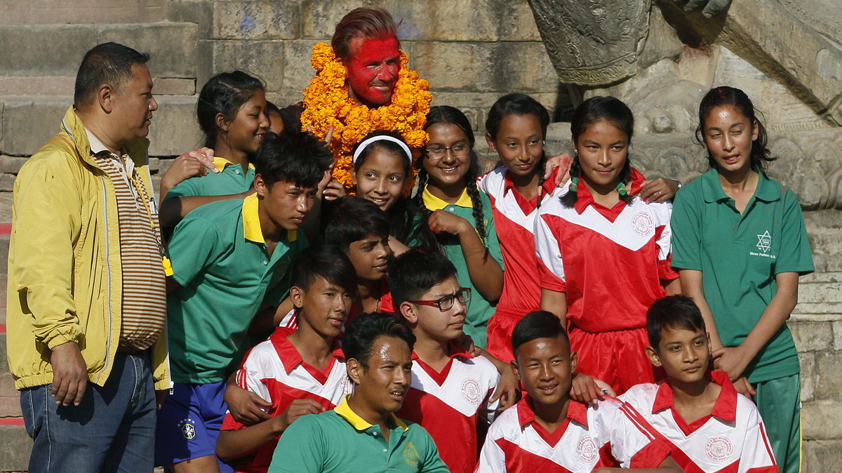 David Beckham w Nepalu