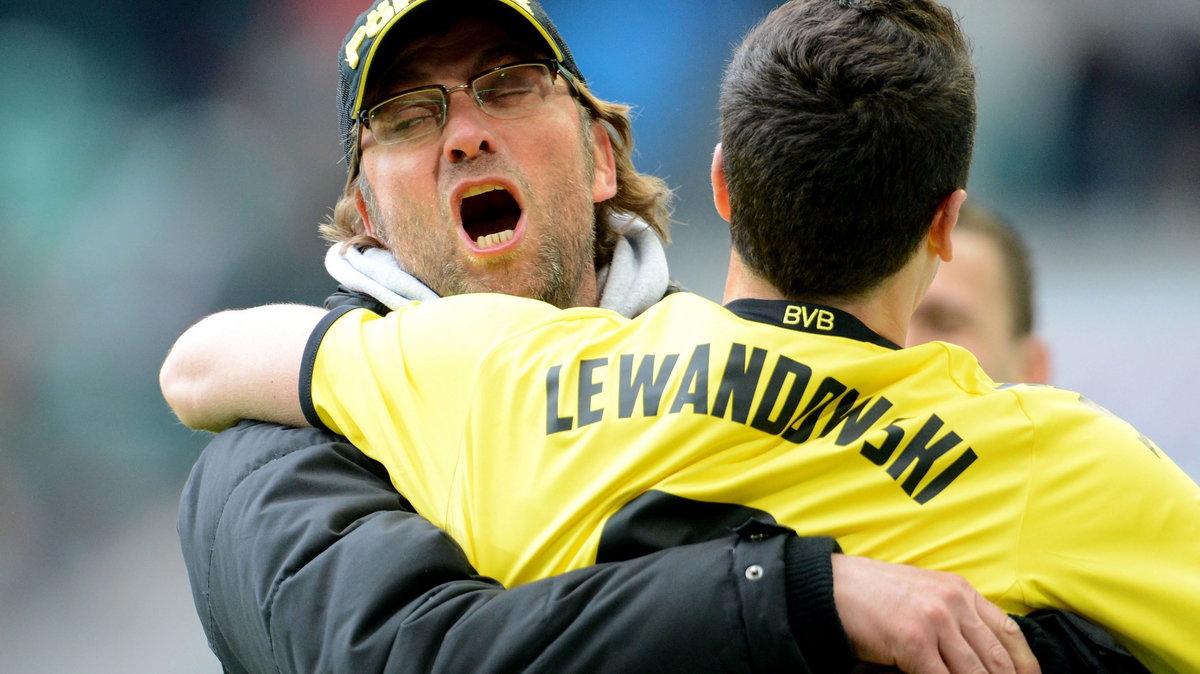 Juergen Klopp (L)