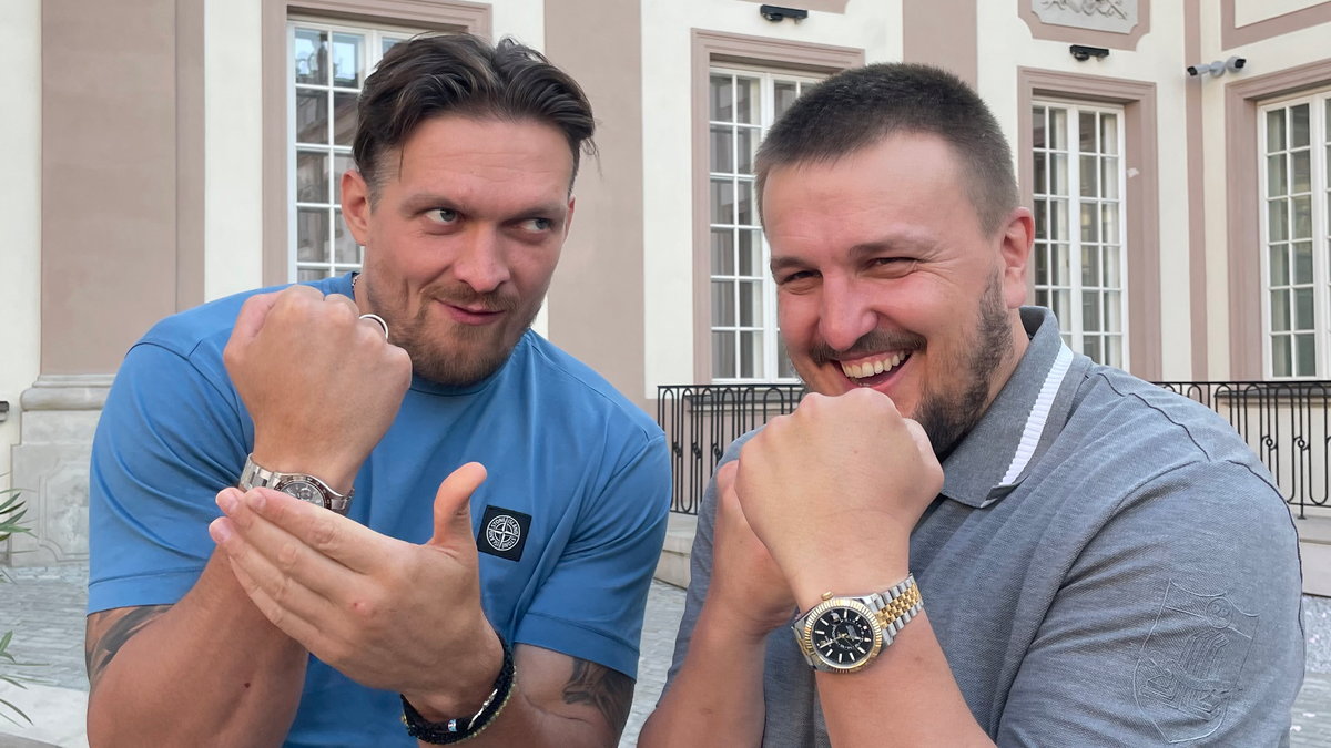 Oleksandr Usyk i Aleksandr Krasiuk