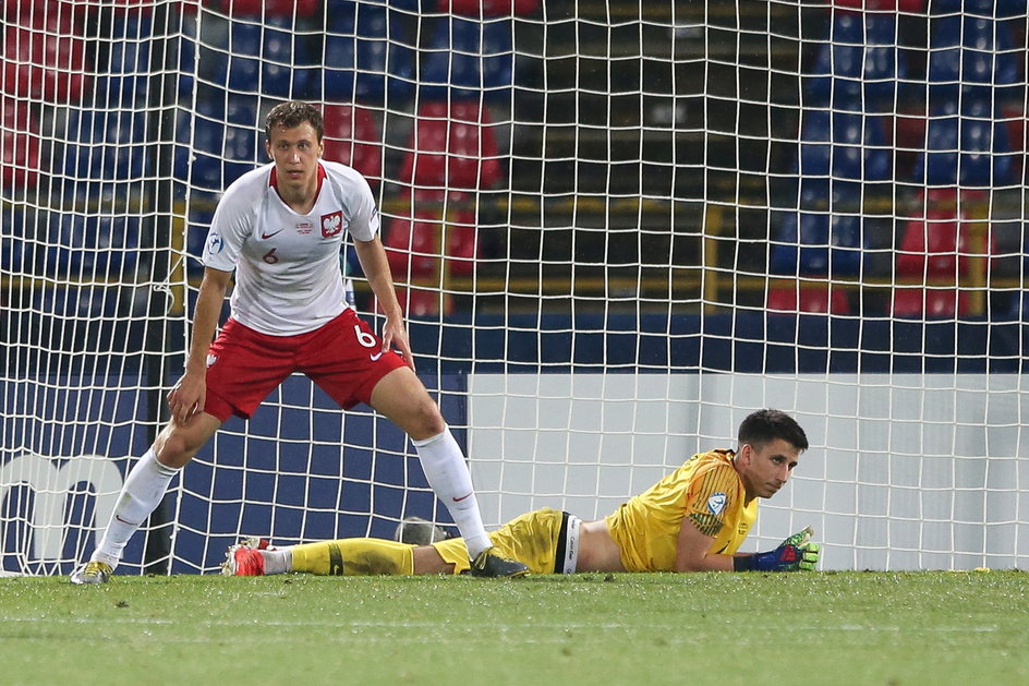 Krystian Bielik i Kamil Grabara (Polska U-21)