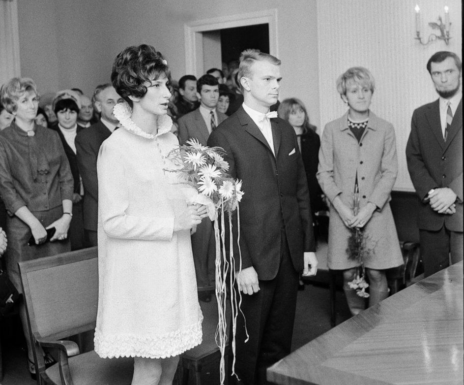 Warszawa – 25 grudnia 1967 r. – ślub najszybszej kobiety świata Ireny Kirszenstein z Januszem Szewińskim
