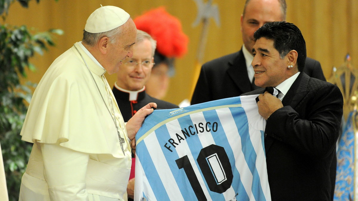 Papież Franciszek i Diego Maradona