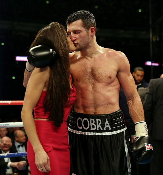 Rachel Cordingley i Carl Froch