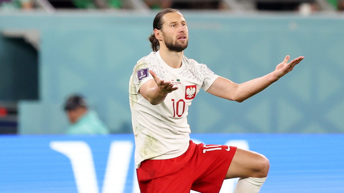 Grzegorz Krychowiak podczas MŚ w Katarze (2022 r.)