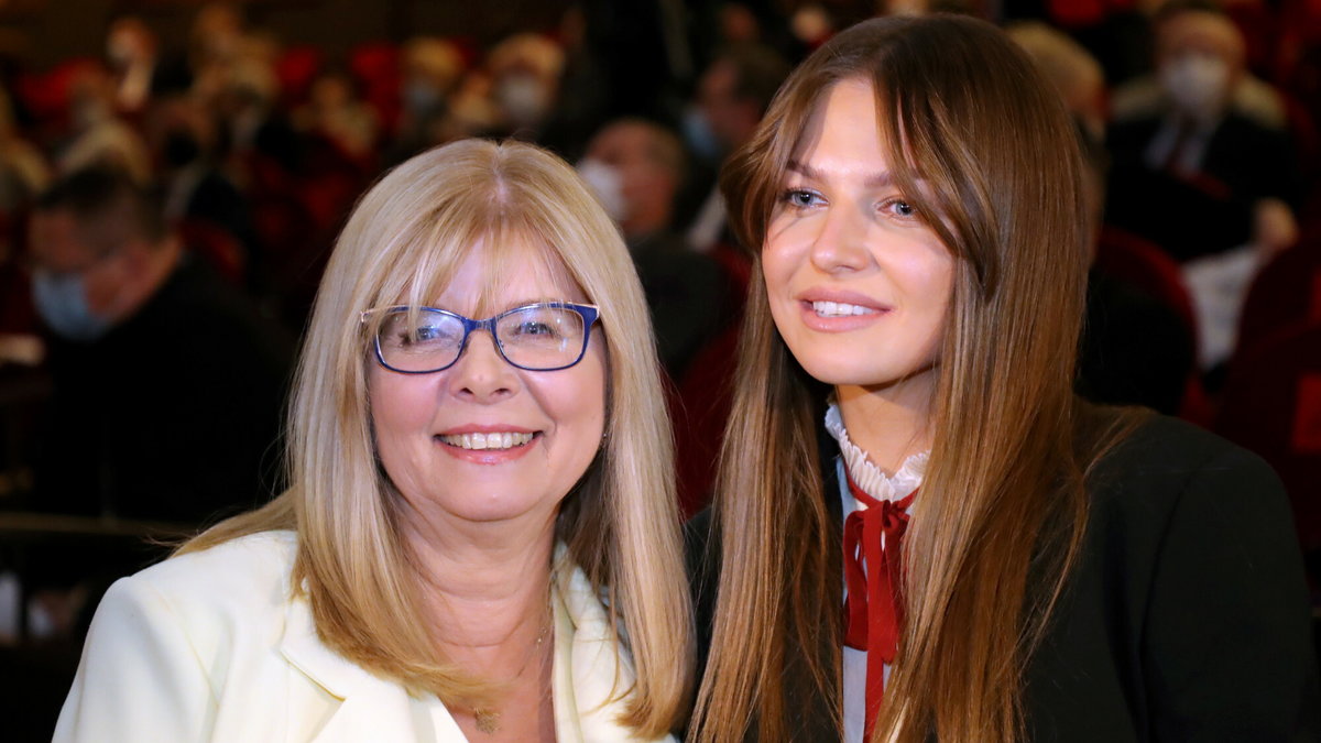  Anna Lewandowska ze swoją mamą Marią Stachurską