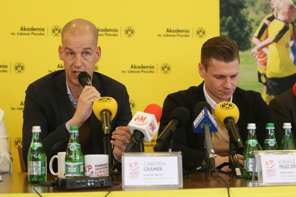 Carsten Cramer i Łukasz Piszczek