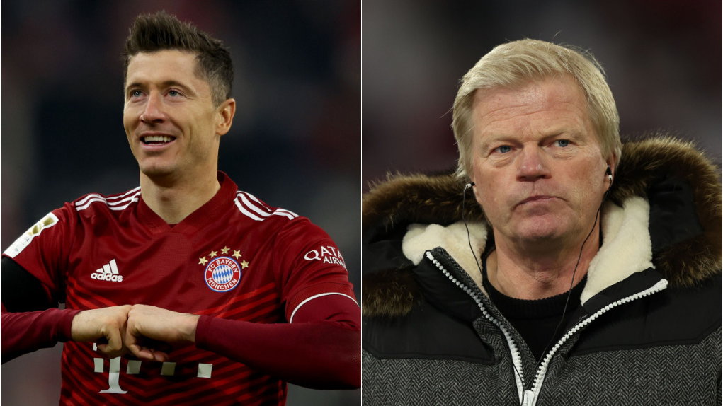 Robert Lewandowski i Oliver Kahn