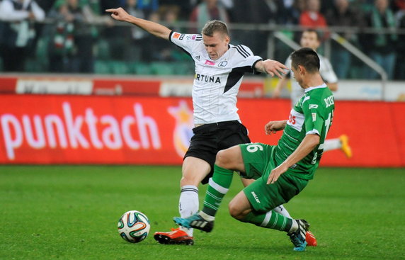 WARSZAWA PIŁKA NOŻNA LEGIA LECHIA (Ondrej Duda Ariel Borysiuk)