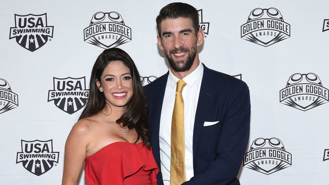 Michael Phelps z żoną Nicole