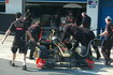 Nick Heidfeld w barwach Lotus Renault GP