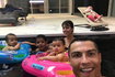 Cristiano Ronaldo z dziećmi 