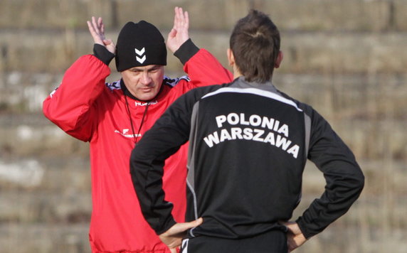 PIŁKA NOŻNA POLONIA WARSZAWA TRENING