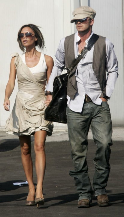 David i Victoria Beckhamowie w 2006 roku