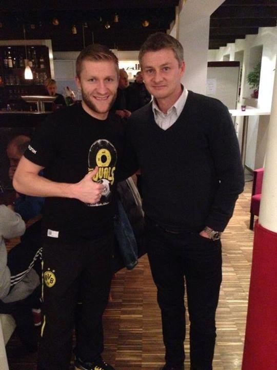 Jakub Błaszczykowski i Ole Gunnar Solskjaer