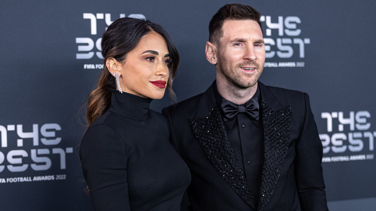 Leo Messi z żoną Antonelą Roccuzzo
