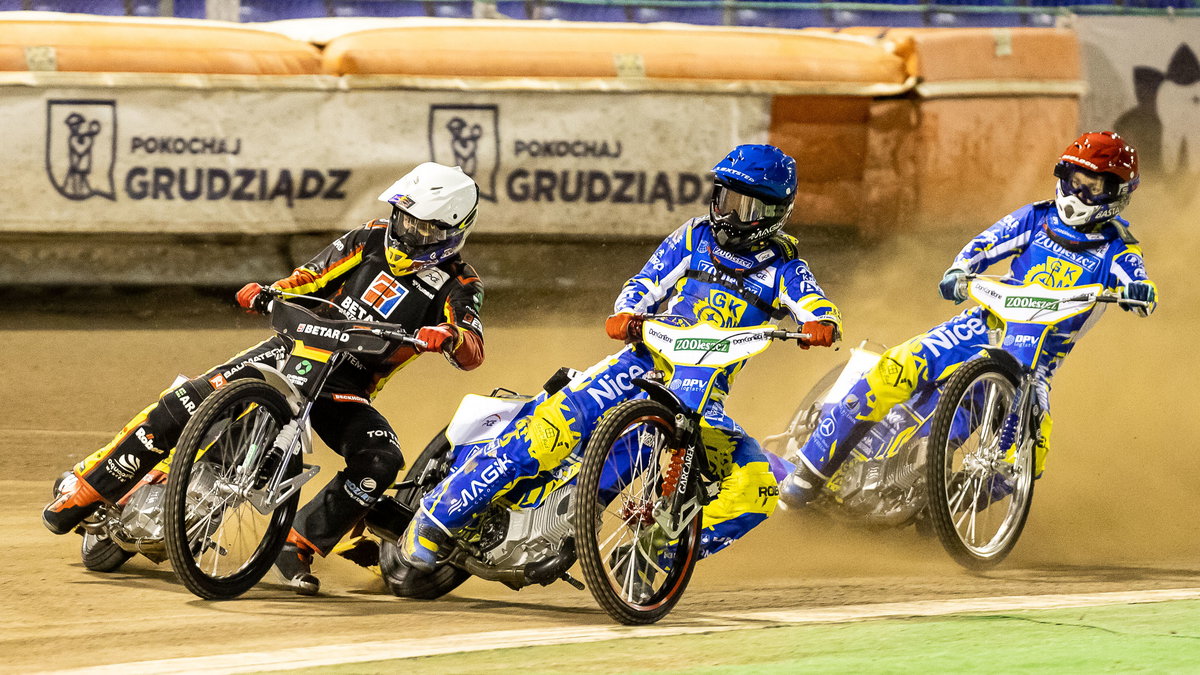 MAciej Janowski, Przemysław Pawlicki, Nicki Pedersen, Sparta Wrocław, GKM Grudziądz